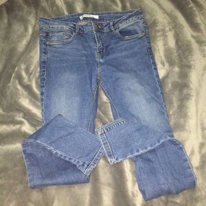 Zara mid waisted light wash jeans